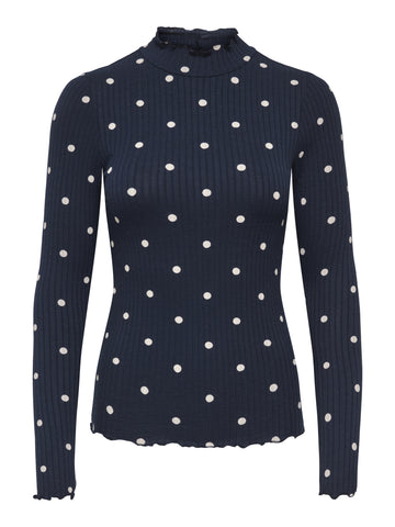 Langarm Shirt mit Punkten