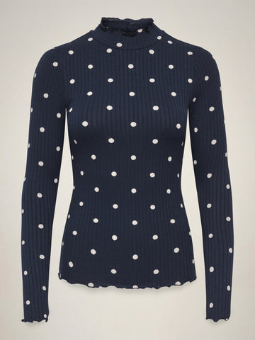 Langarm Shirt mit Punkten