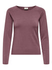 JDY Langarmshirts  braun