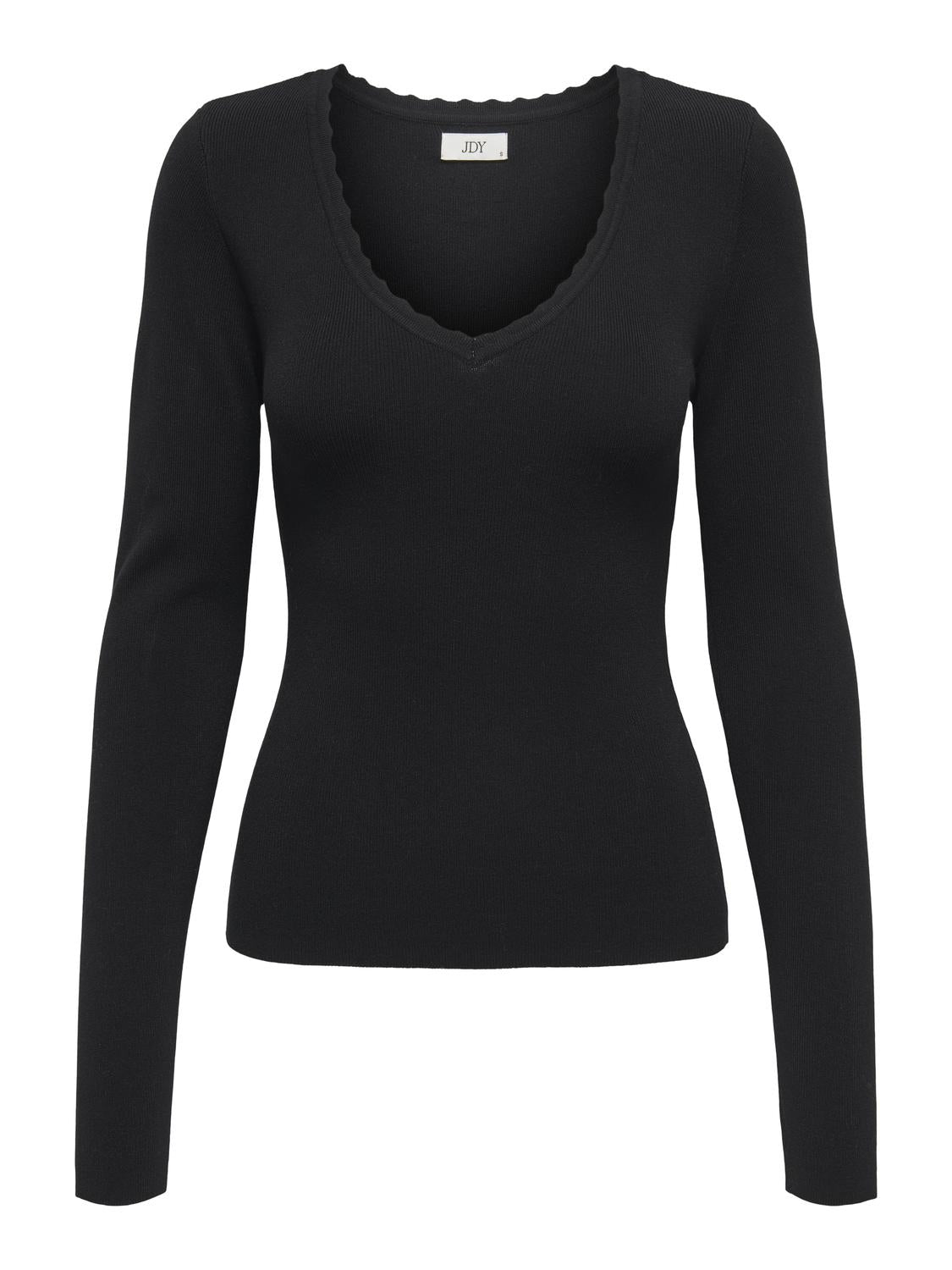 JDY Langarmshirts  schwarz