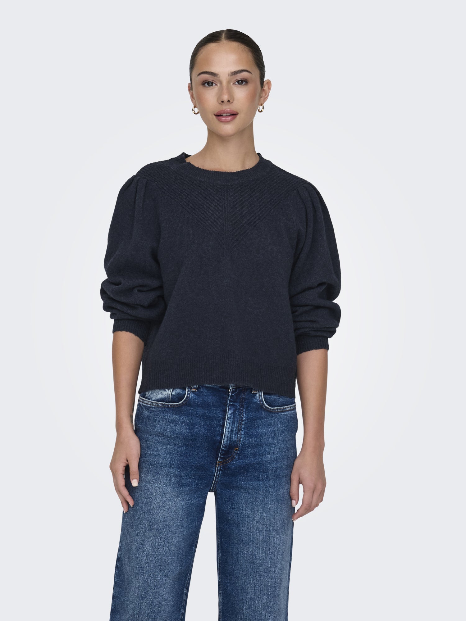 JDY Pullover  dunkelblau