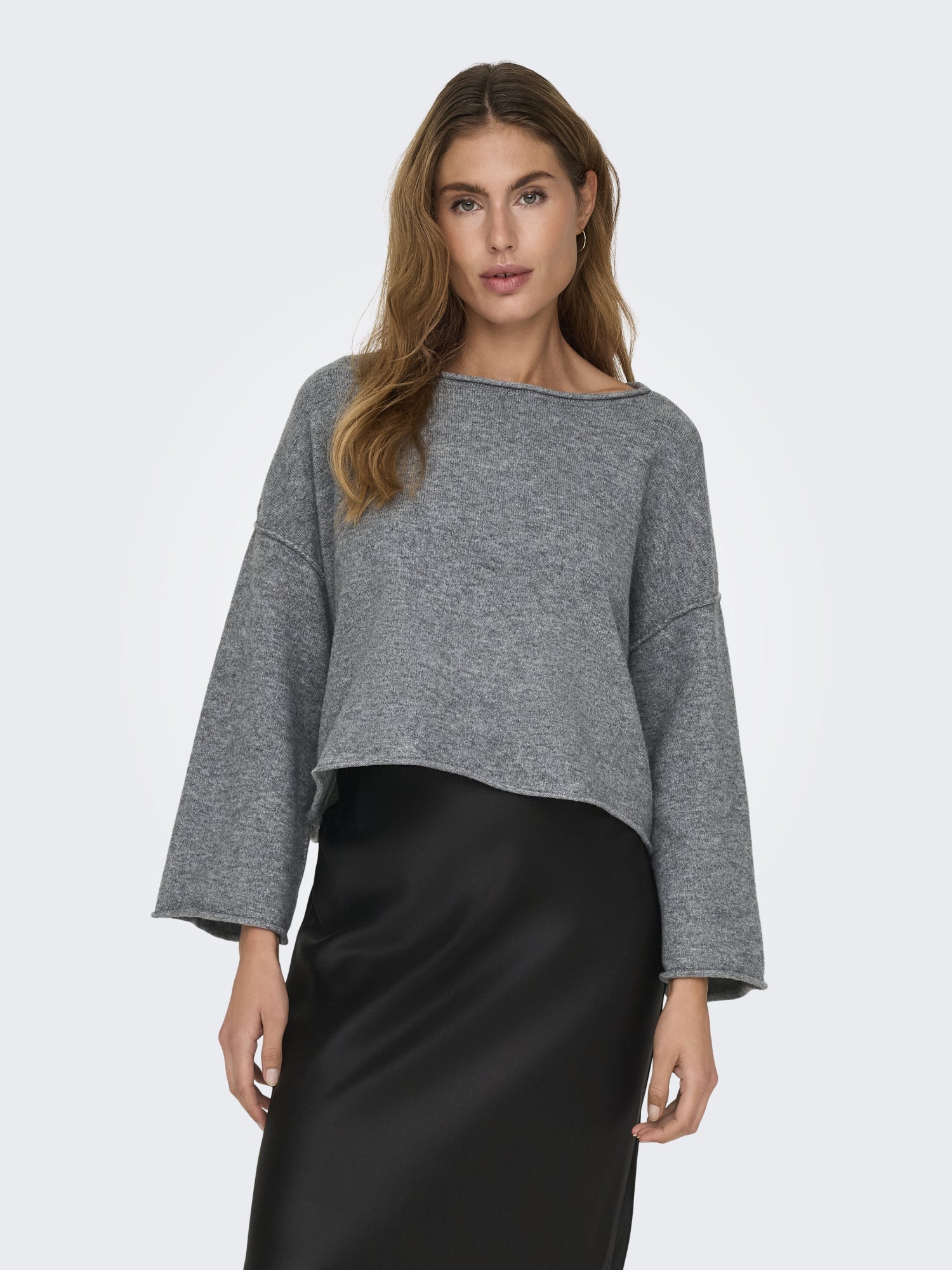 JDY Pullover  hellgrau