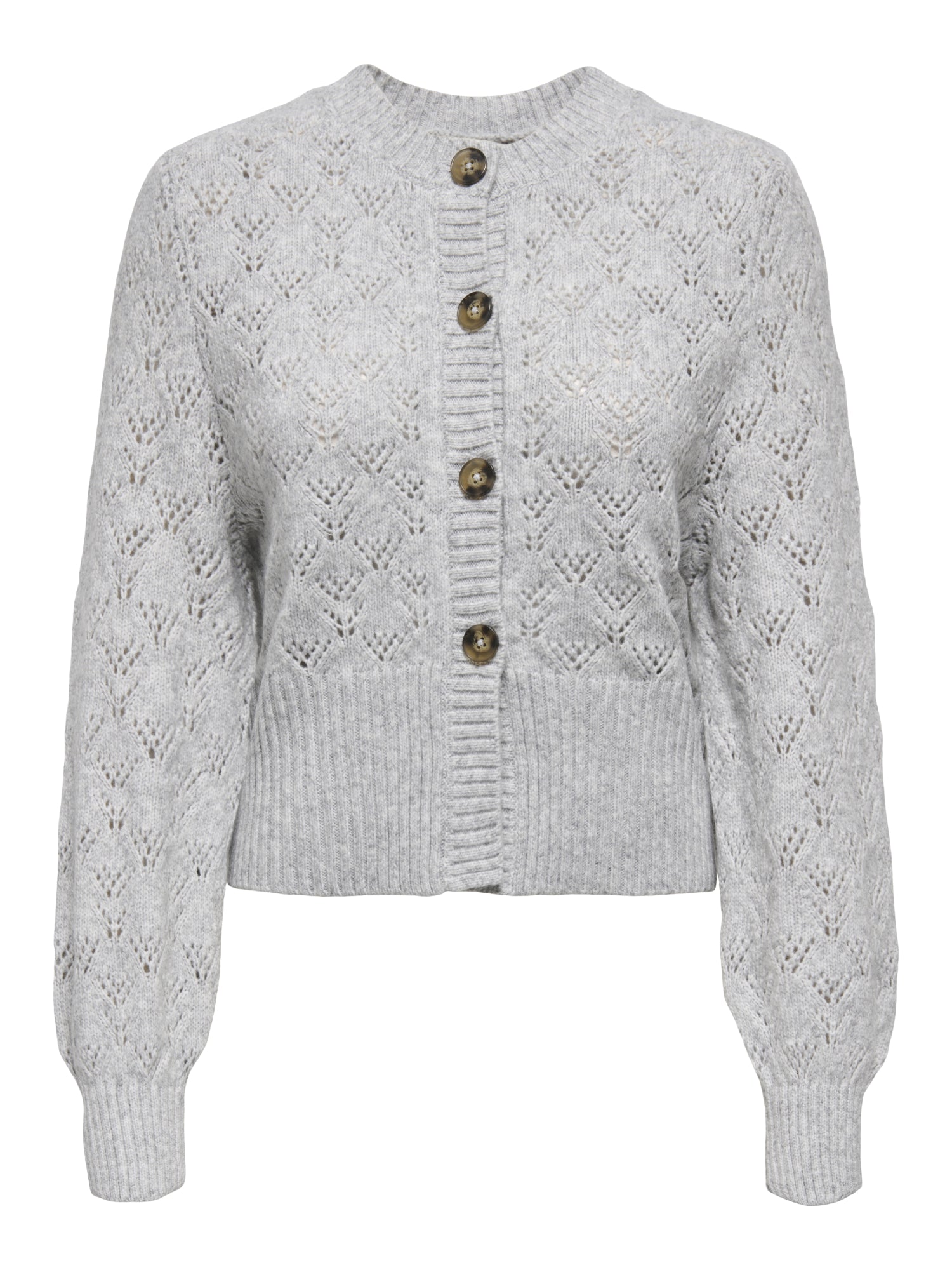 JDY Strickjacken  hellgrau