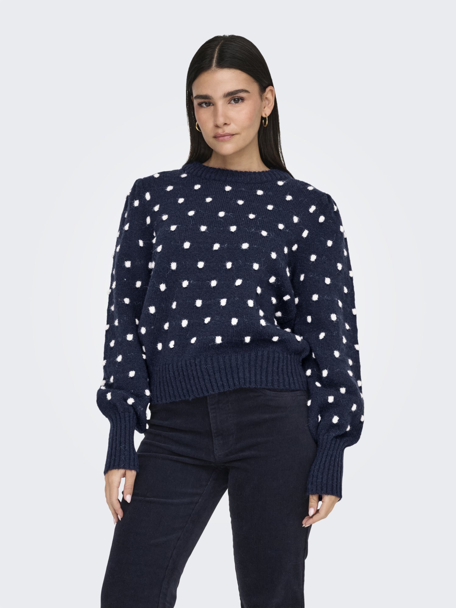 JDY Pullover  dunkelblau