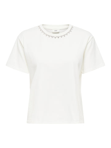 T-Shirt mit Pailletten-Details
