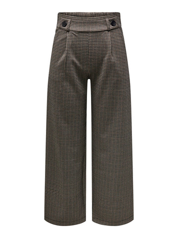 Weite Hose mit Karomuster