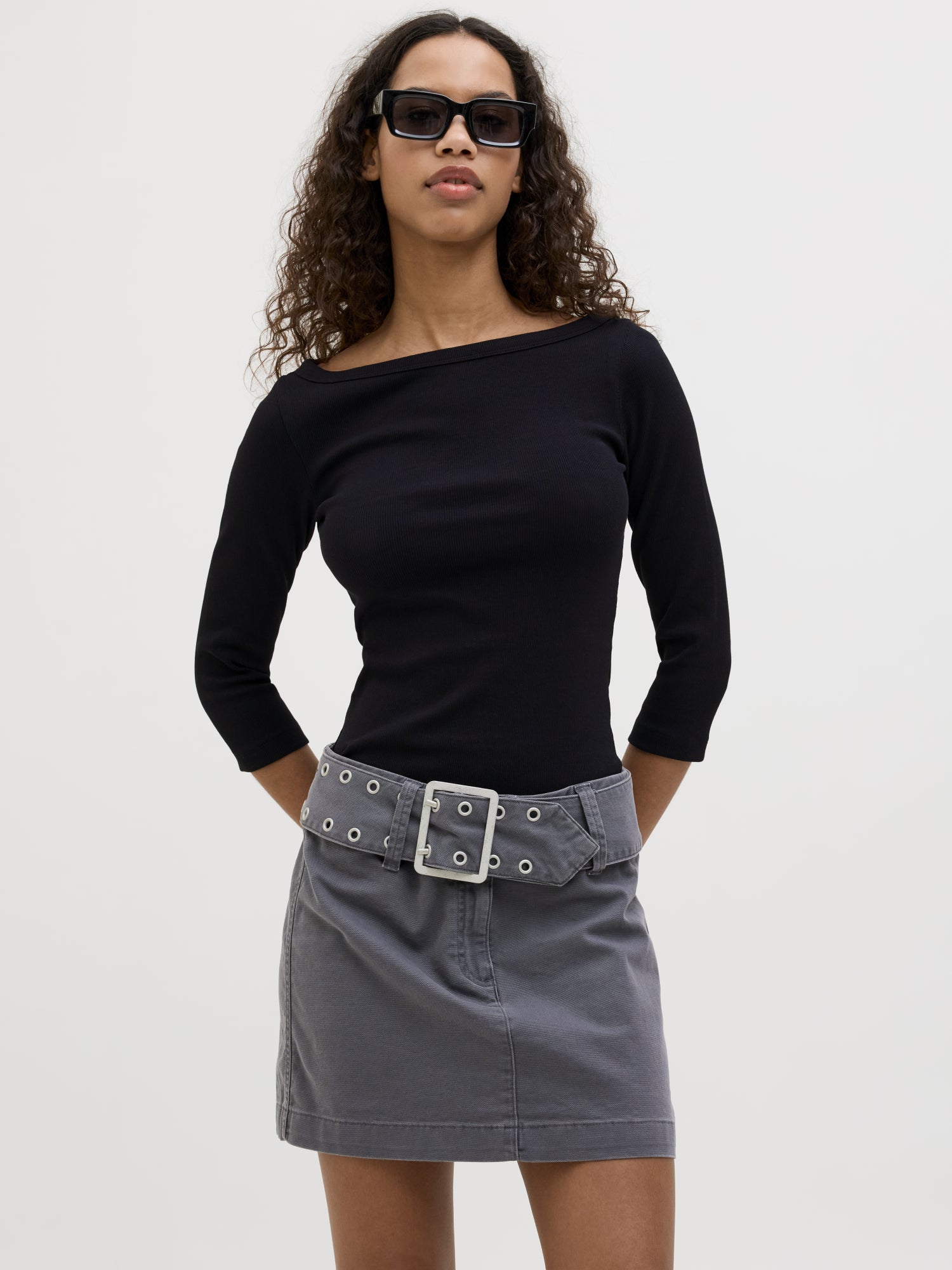 JJXX 3/4-Shirts  schwarz
