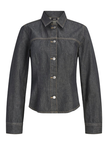 JXWENDY Langarm-Denimhemd