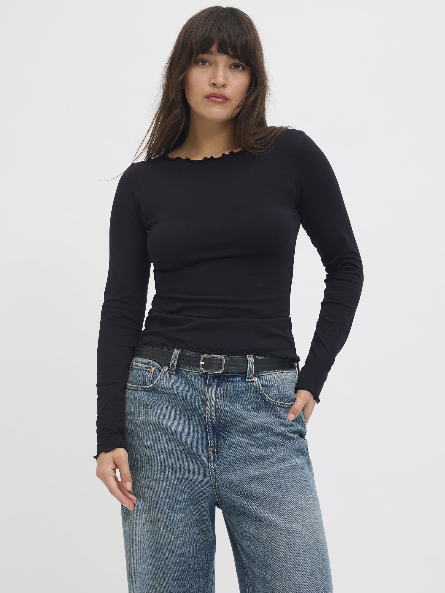JJXX Langarmshirts  schwarz