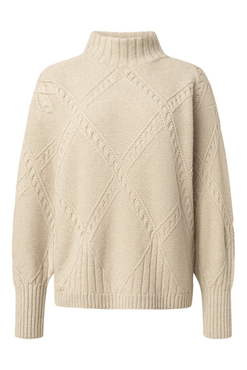 Pullover mit Stehkragen im Loose Fit