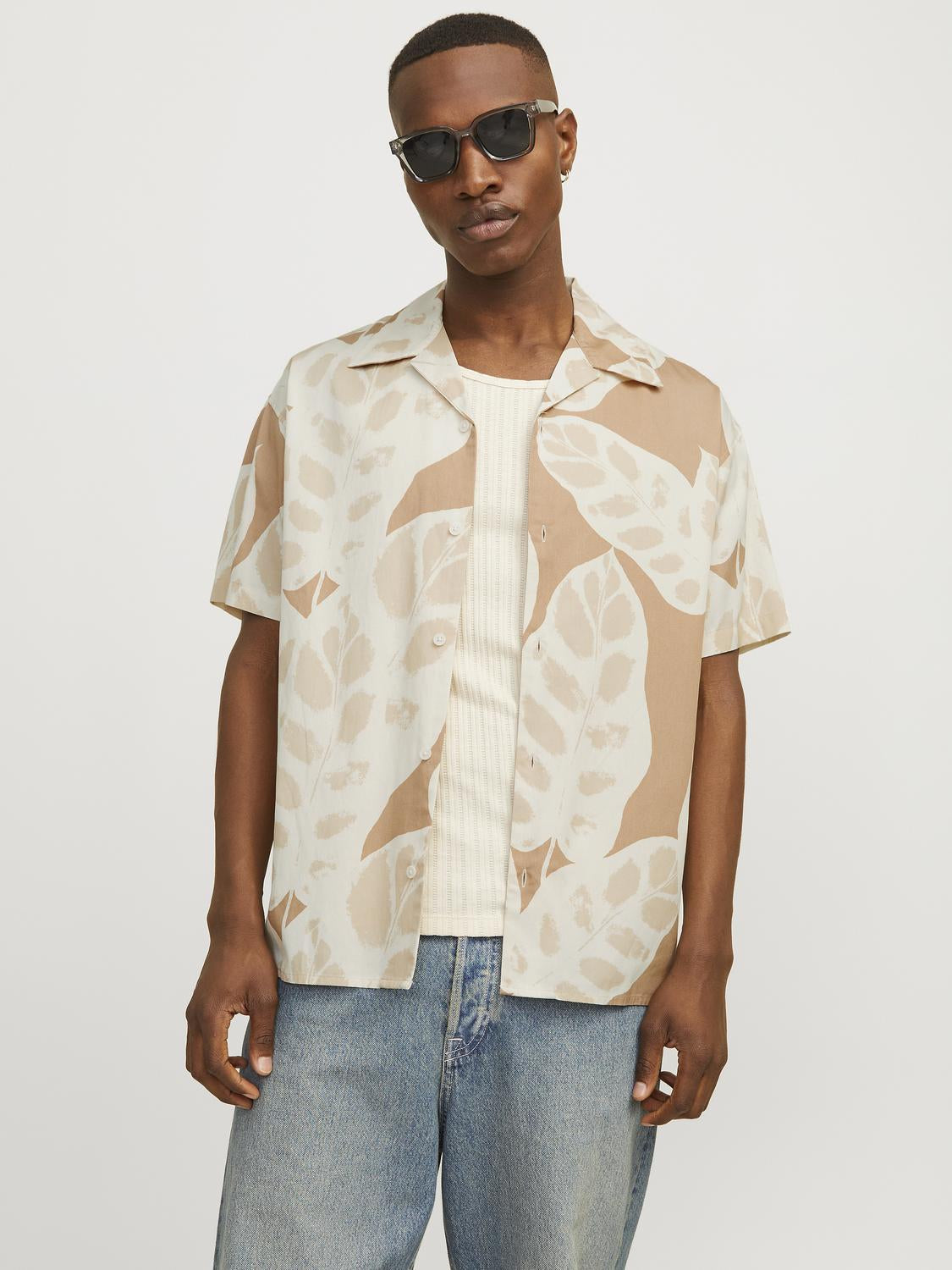 Jack & Jones Hemden  beige