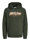 Jack & Jones Hoodies  oliv