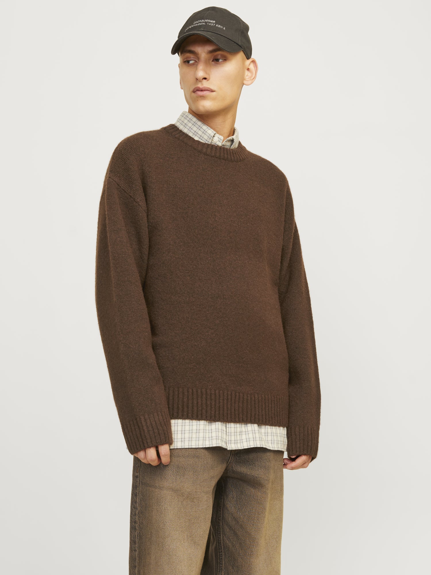Jack & Jones Pullover  braun