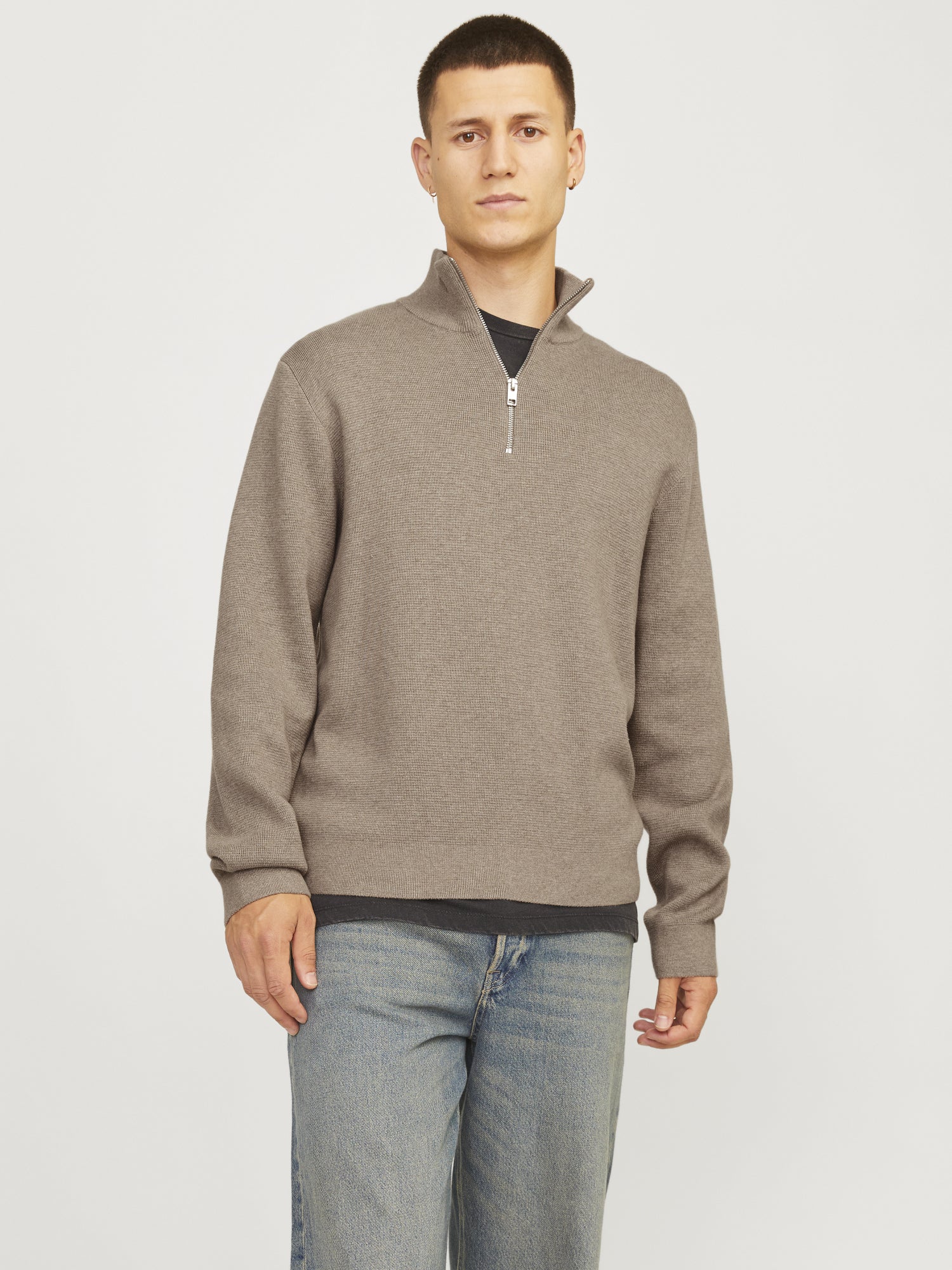 Jack & Jones Pullover  hellgrau