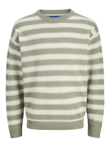 Strickpullover mit Streifen