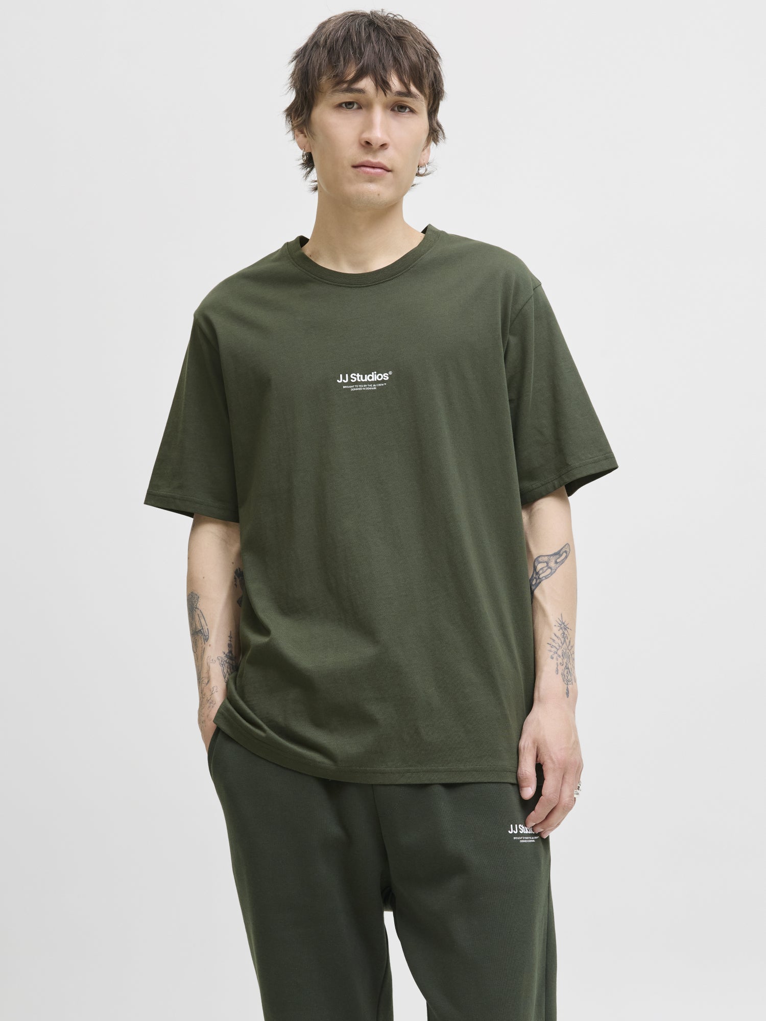 Jack & Jones T-Shirts  dunkelgrün