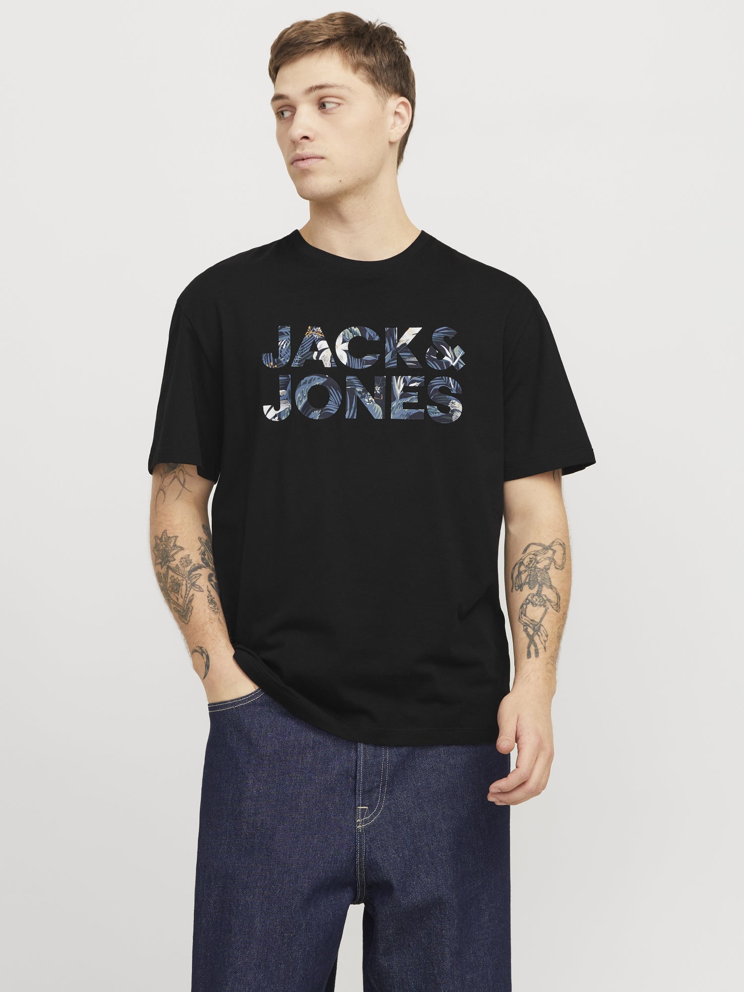 Jack & Jones T-Shirts  schwarz
