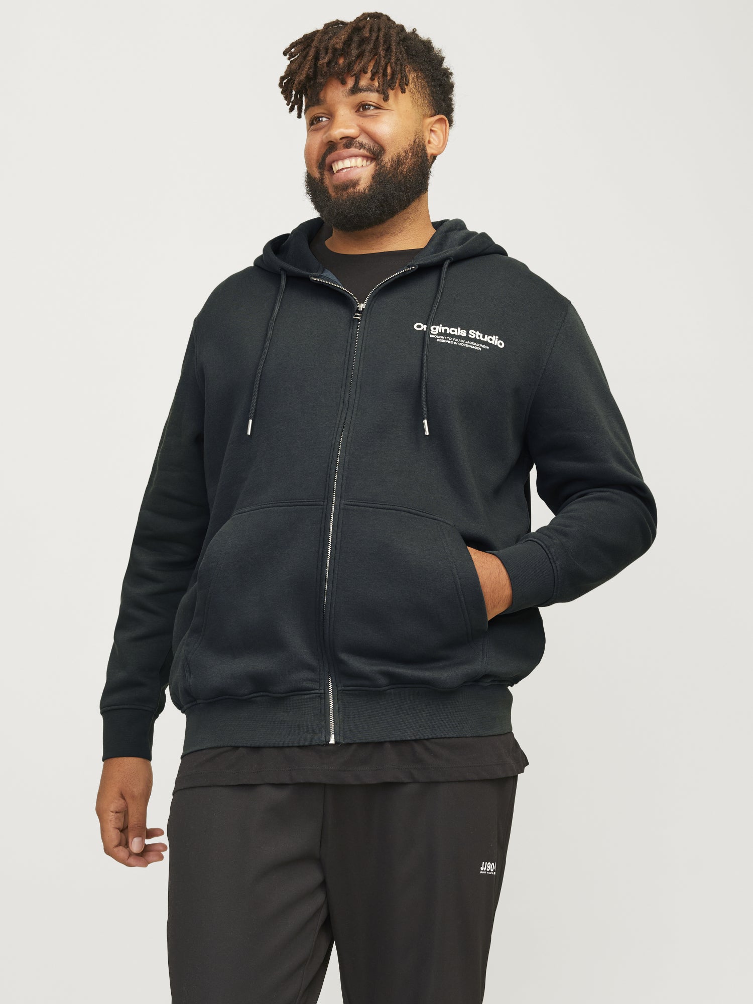 Jack&Jones PLUS Shirtjacken  dunkelgrün