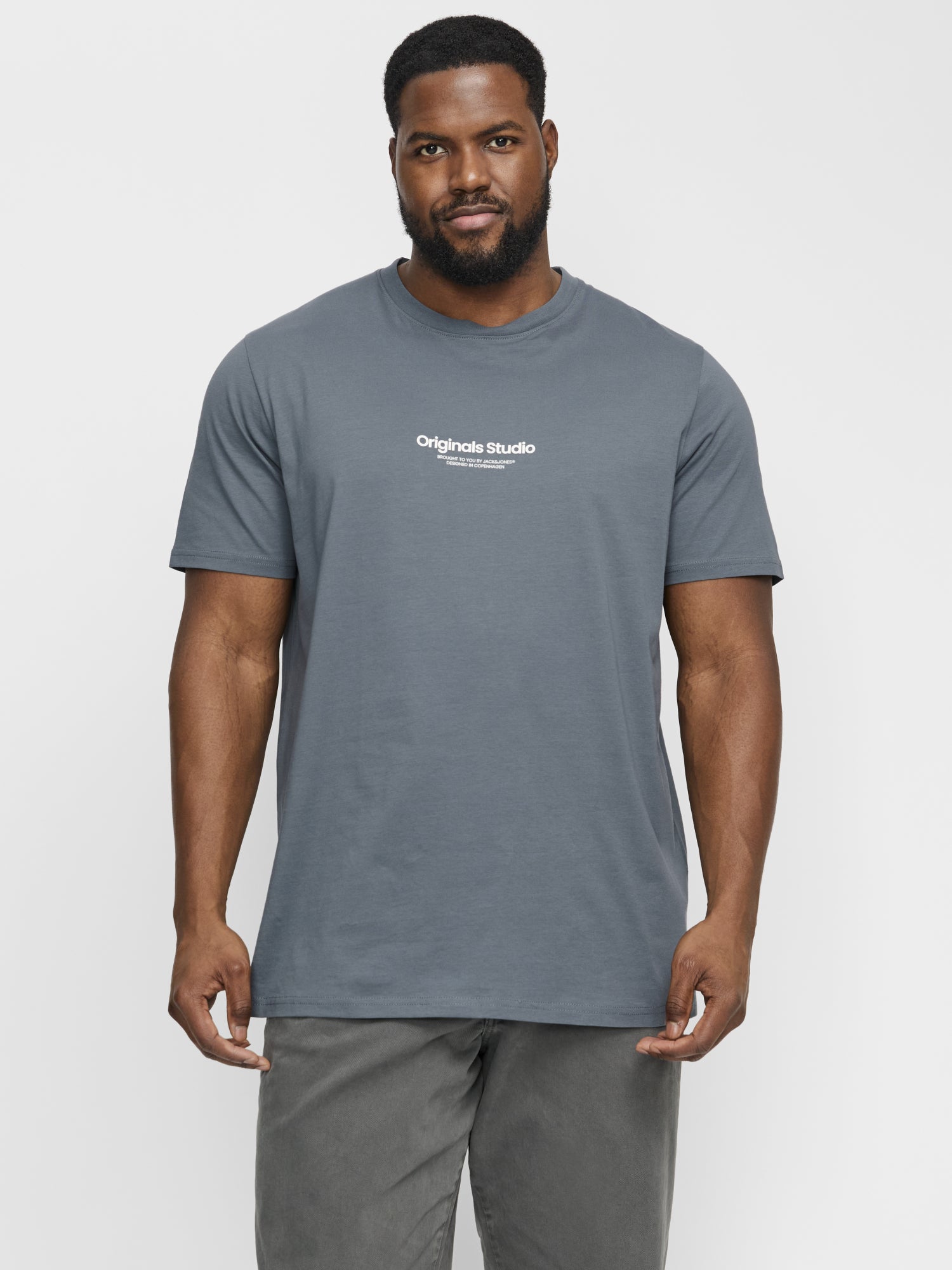 Jack&Jones PLUS T-Shirts  grau