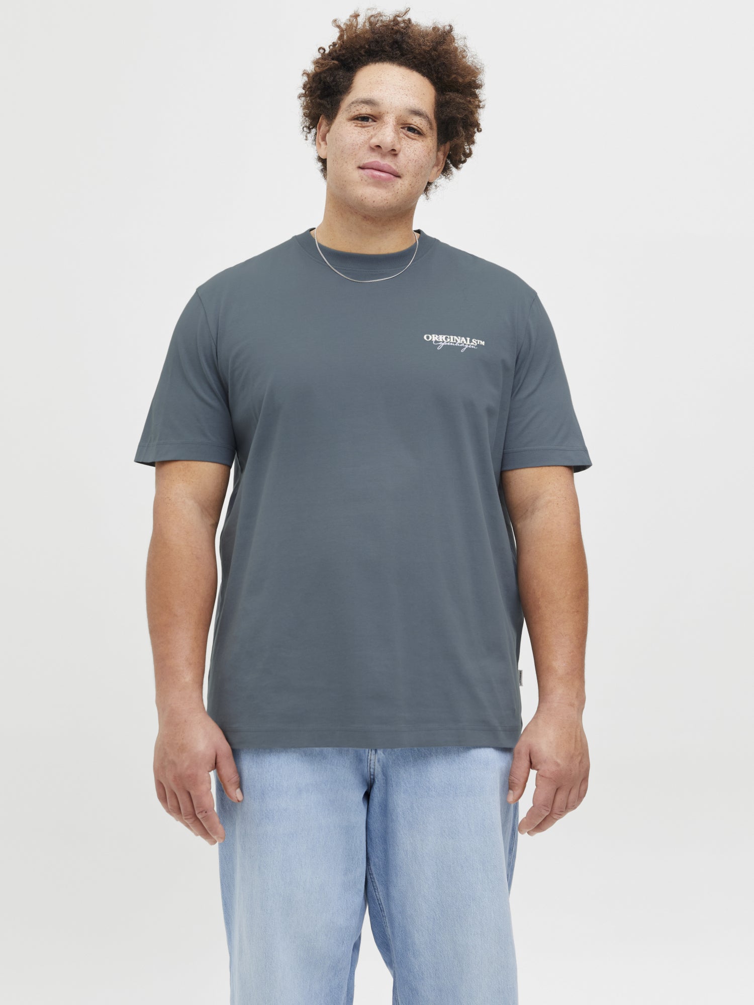 Jack&Jones PLUS T-Shirts  grau