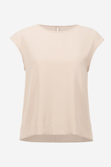 Boxy-Shirt aus gewebtem Twill