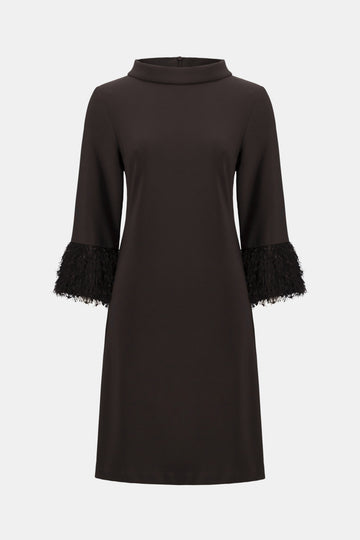 Kleid in A-Linie aus feinem Jersey