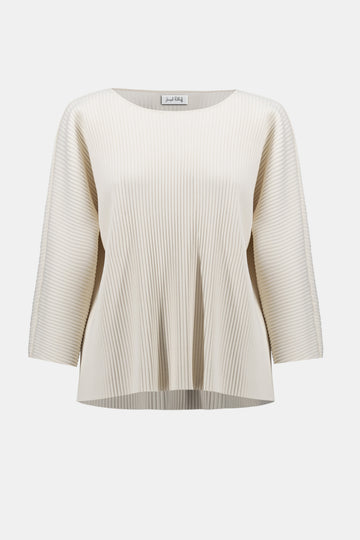 Plissiertes Boxy-Shirt