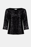 Joseph Ribkoff 3/4-Shirts  schwarz
