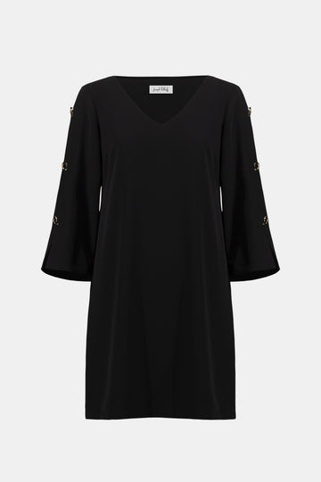 Trapezkleid aus Twill