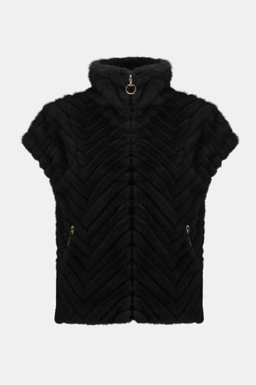 Weste mit Zackenmuster