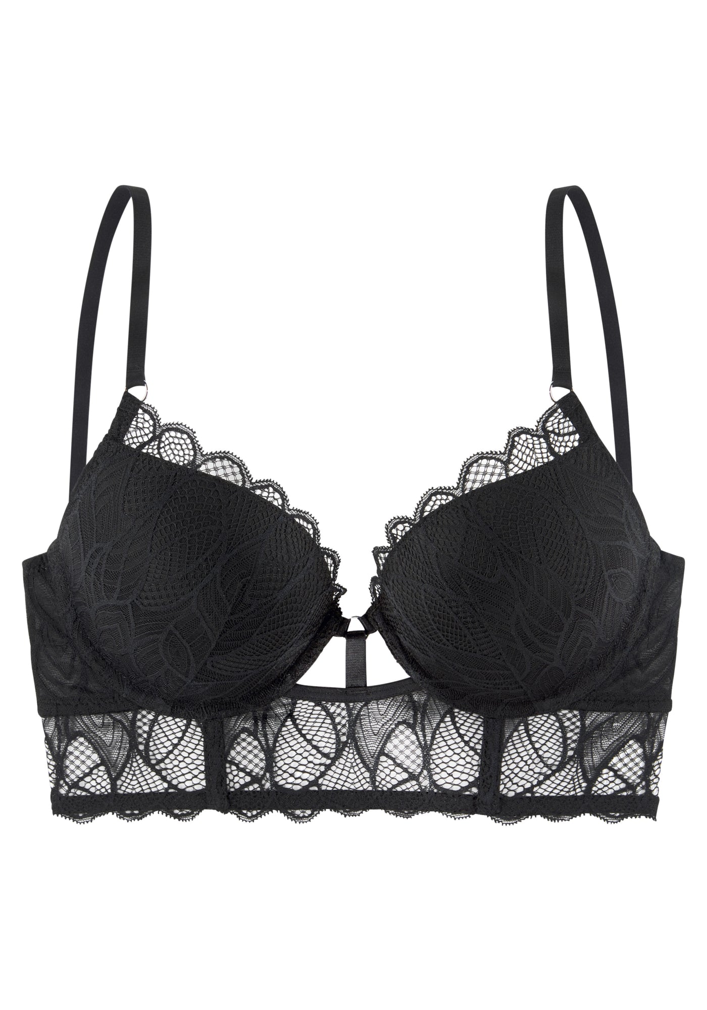 Lascana Push-up-BHs  schwarz