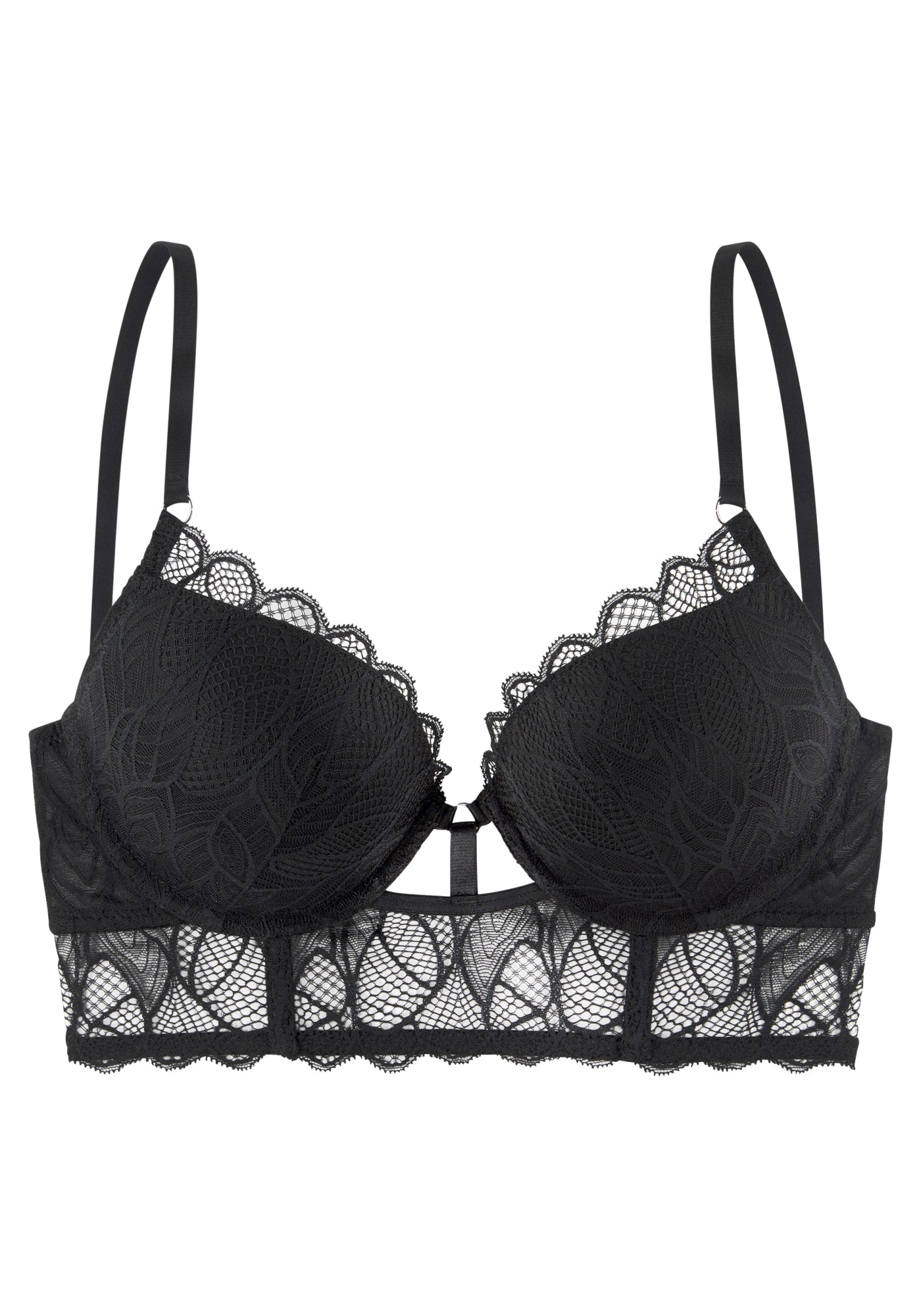 Lascana Push-up-BHs  schwarz