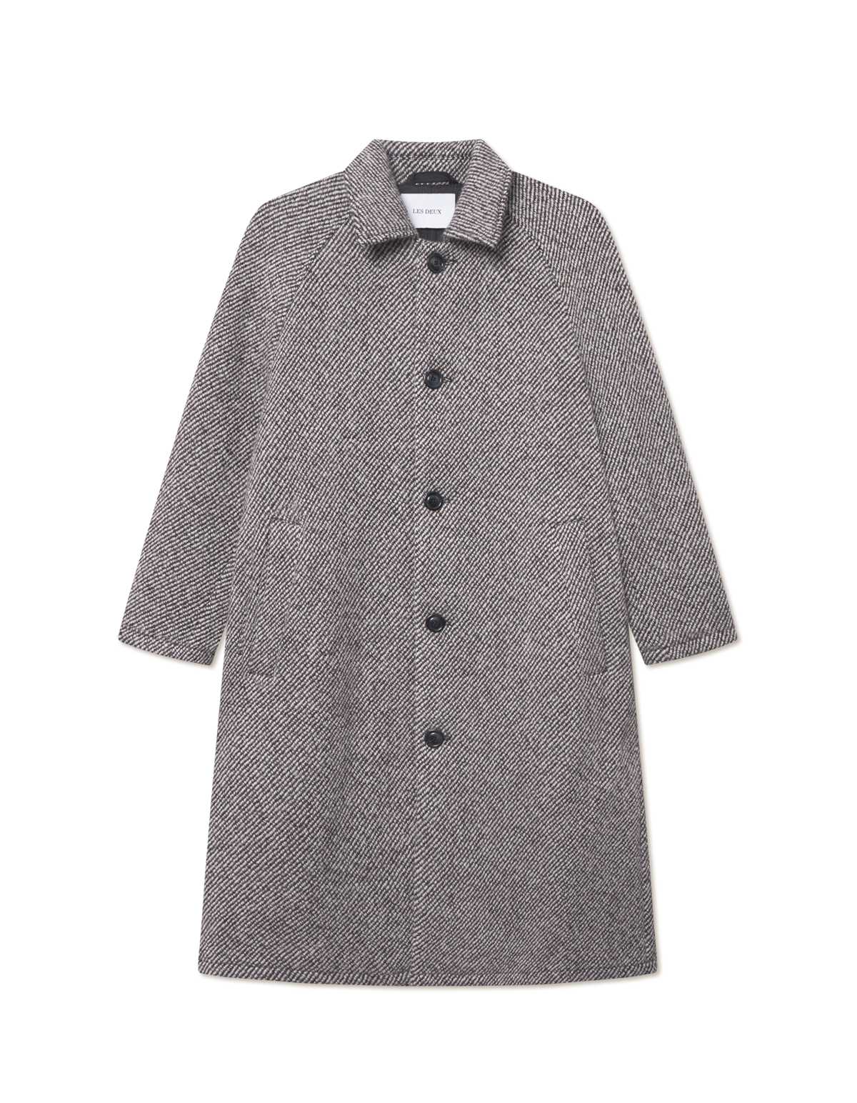 Les Deux Mäntel  grau