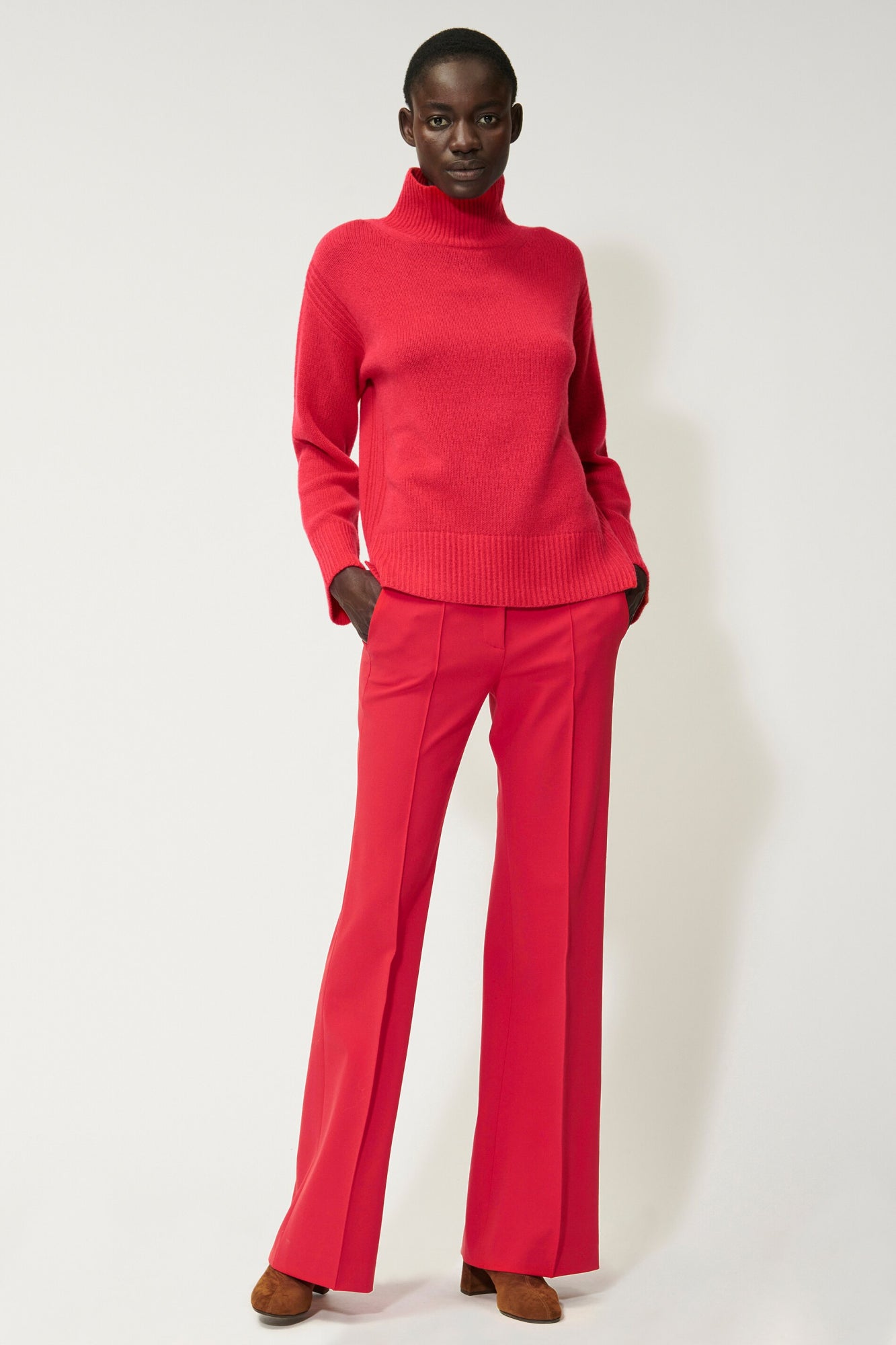 Luisa Cerano Businesshosen  rot