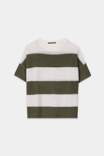 Kurzärmliger Pullover