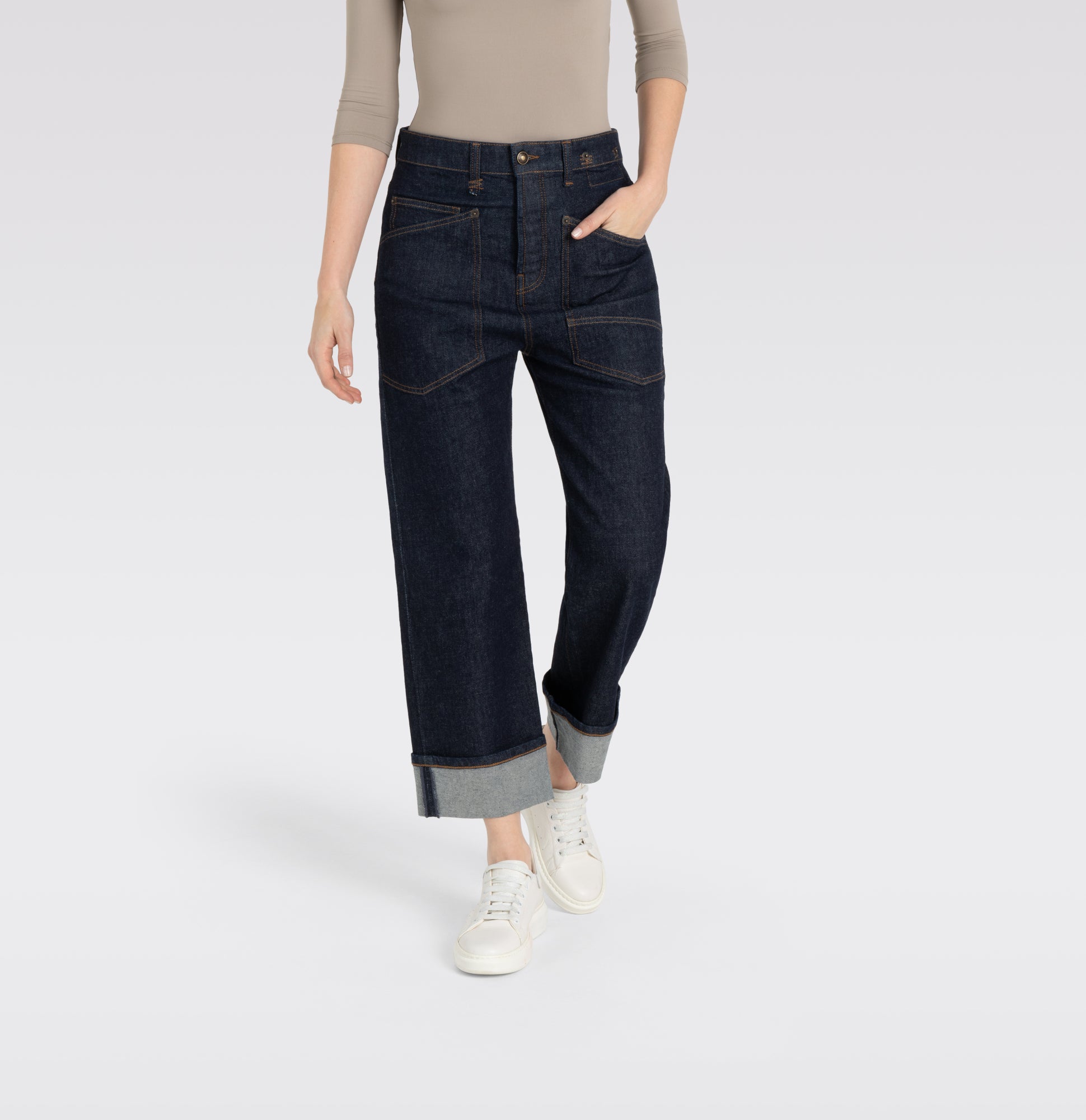 MAC Relaxed, Weit  dunkelblau