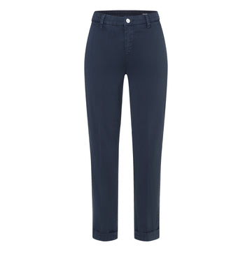 CHINO TURN UP  Hose mit Bügelfalten