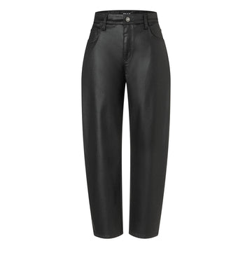 DANNI 2.3 Barrel Leg Hose in Leder-Optik