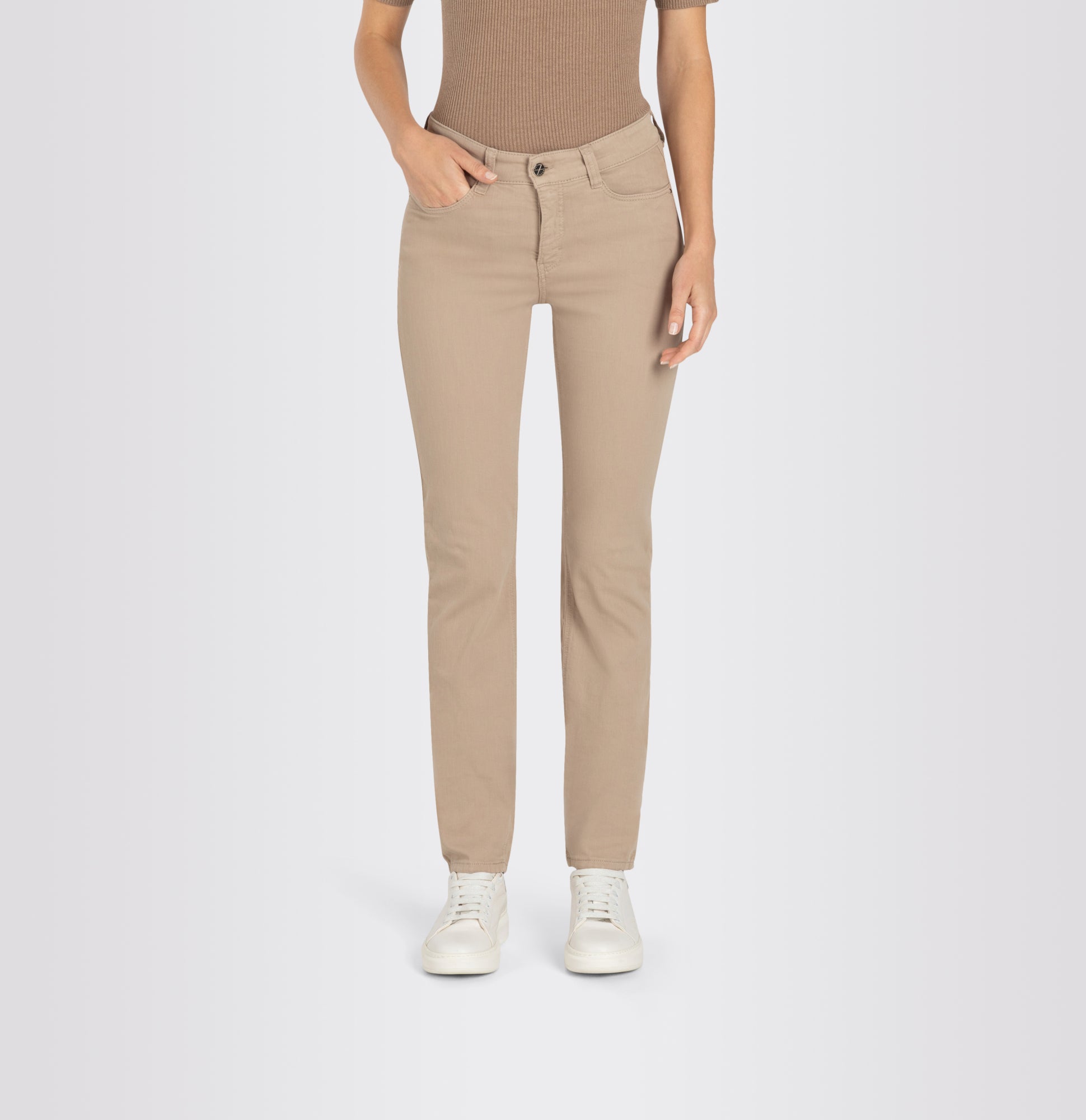 MAC Chinos  hellbraun