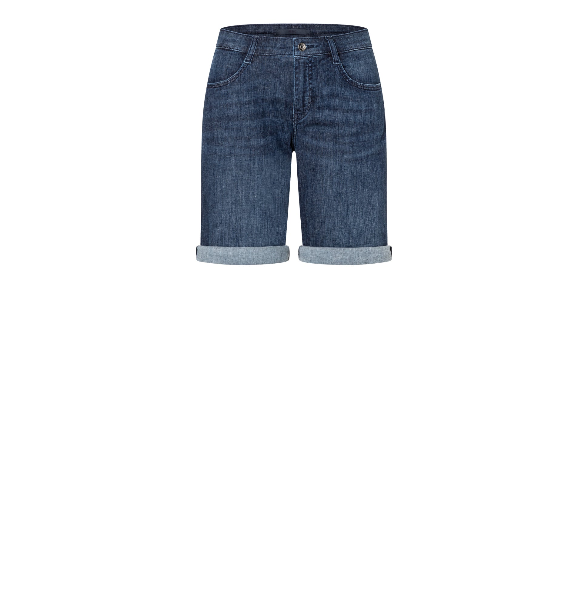 MAC Jeansshorts  blau