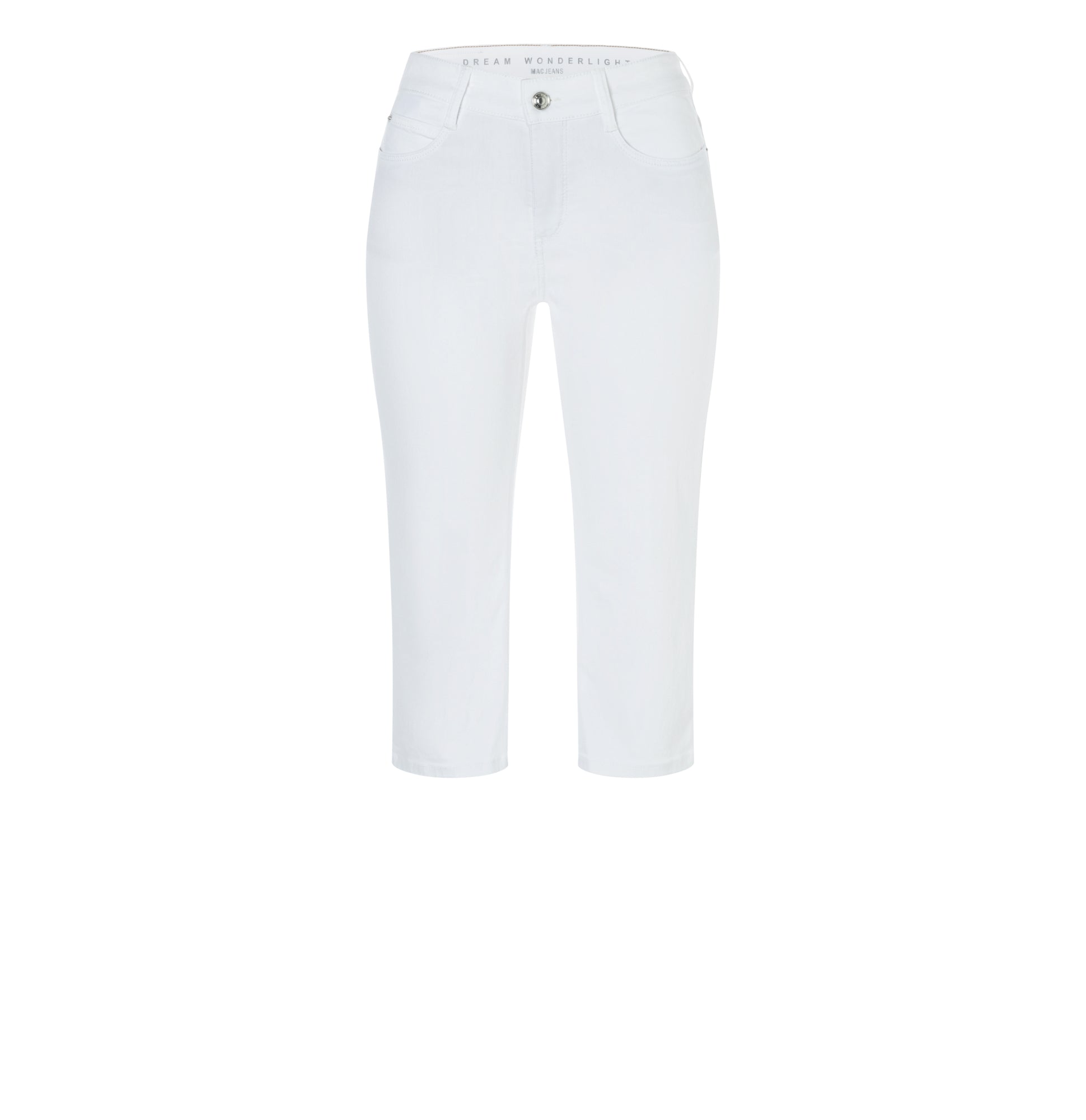 MAC Jeansshorts  weiß