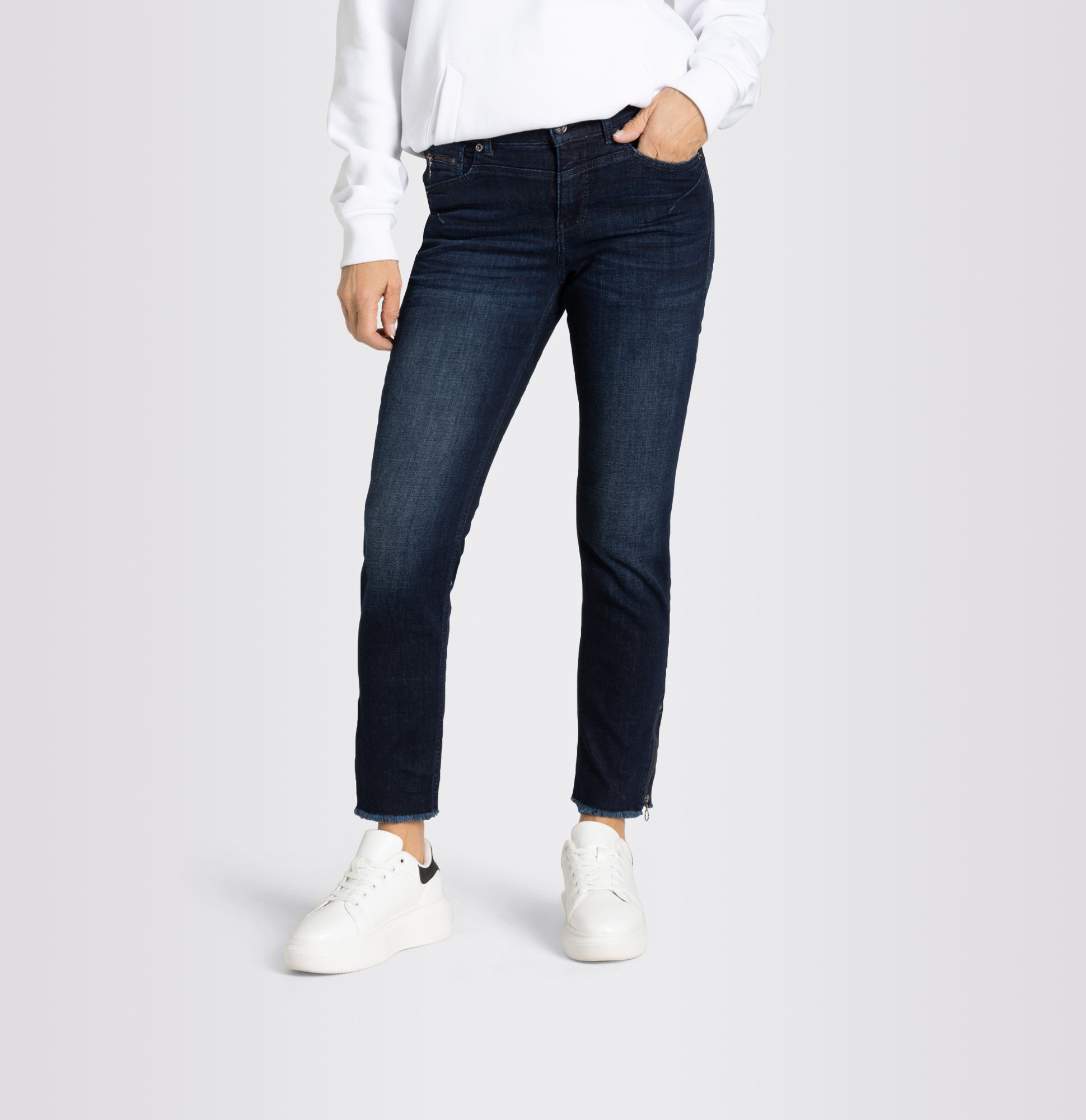 MAC Skinny, Slim  dunkelblau