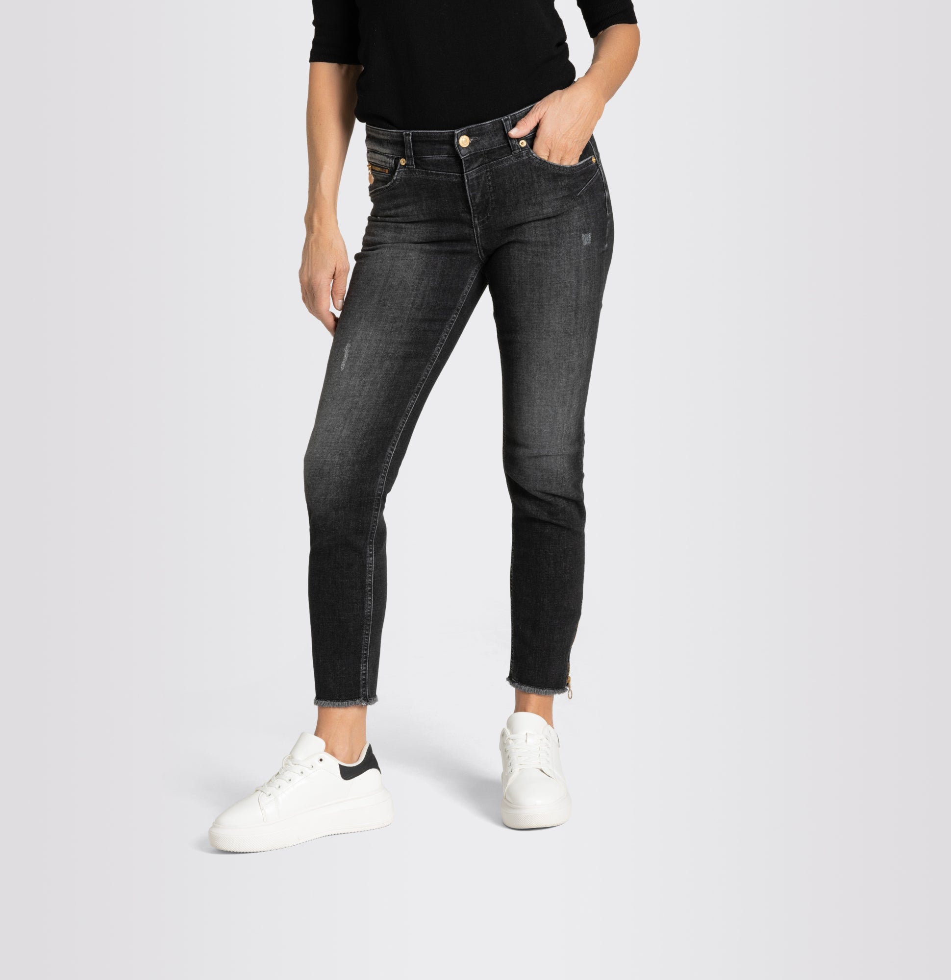 MAC Skinny, Slim  schwarz