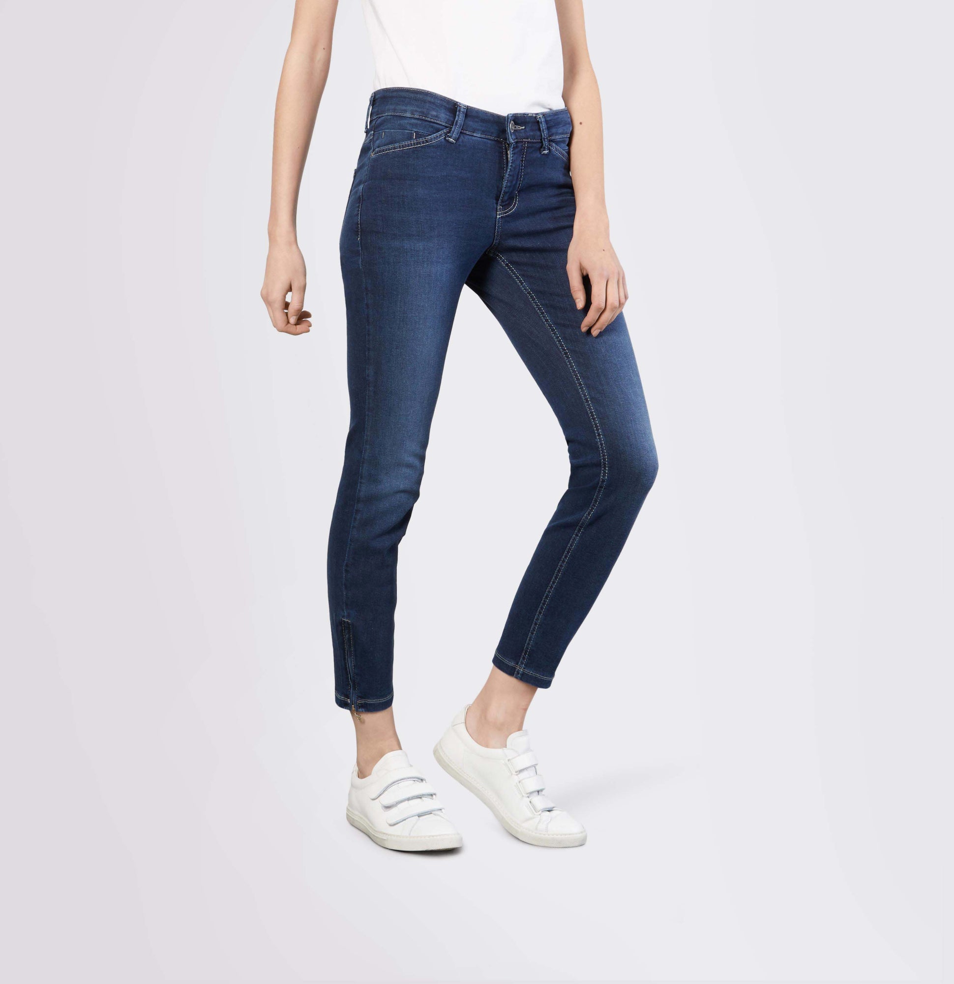 MAC Skinny, Slim  dunkelblau