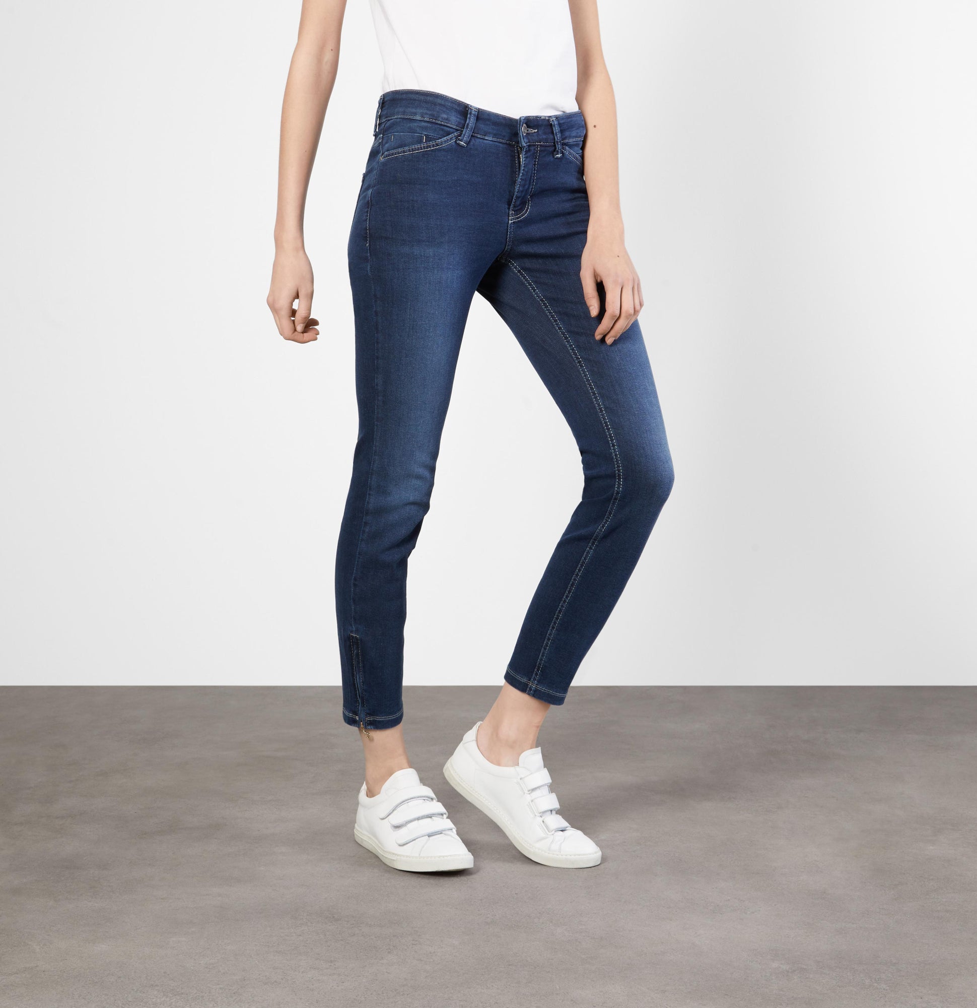 MAC Skinny, Slim  dunkelblau