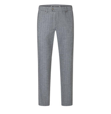 LENNOX Regular Chino mit Fischgrat-Muster