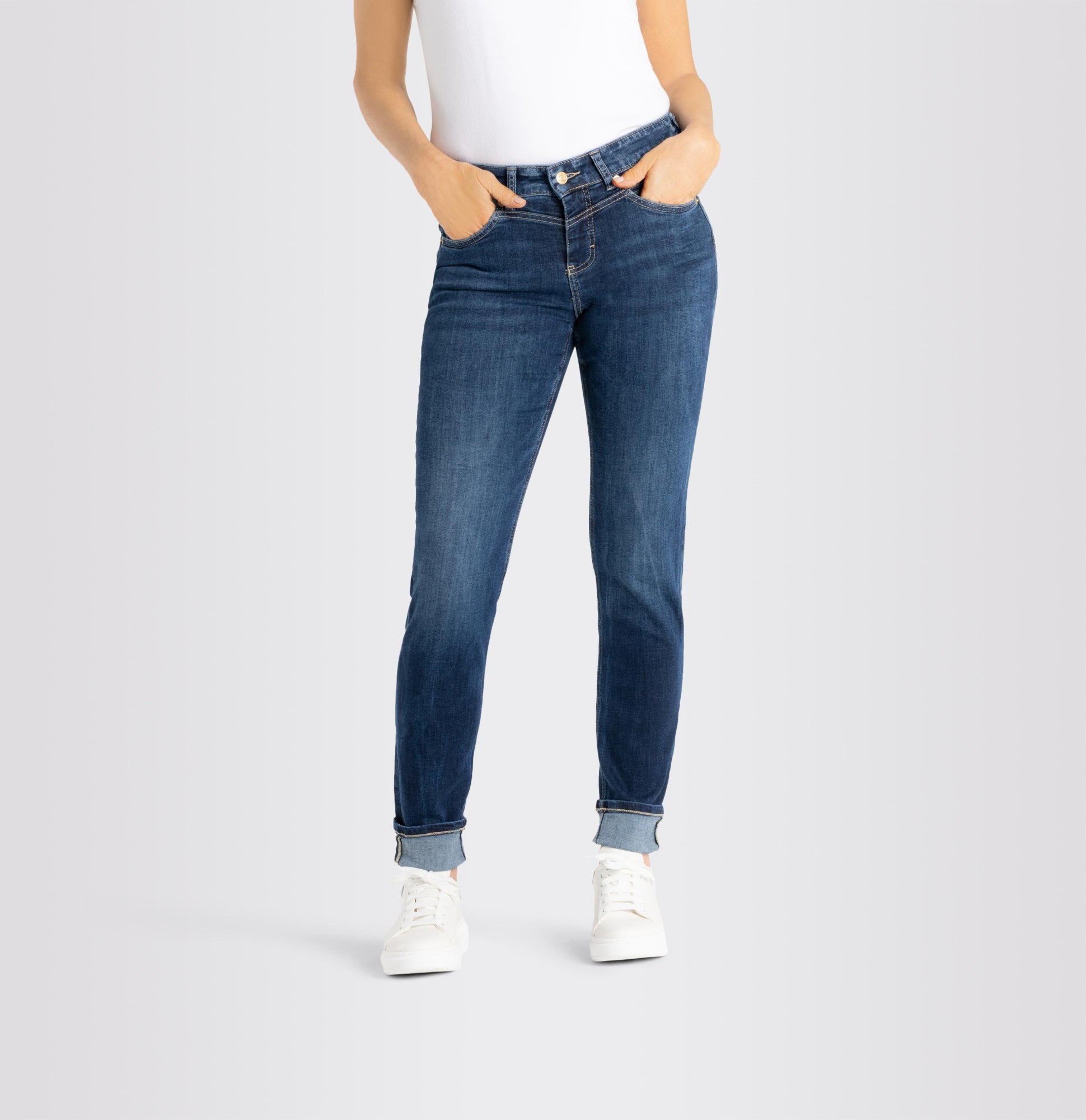 MAC Skinny, Slim  dunkelblau