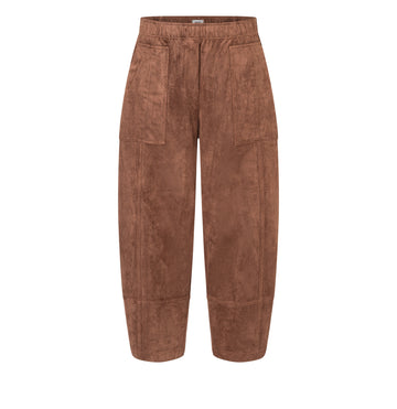 TILDA Barrel Leg Hose in Velours-Optik