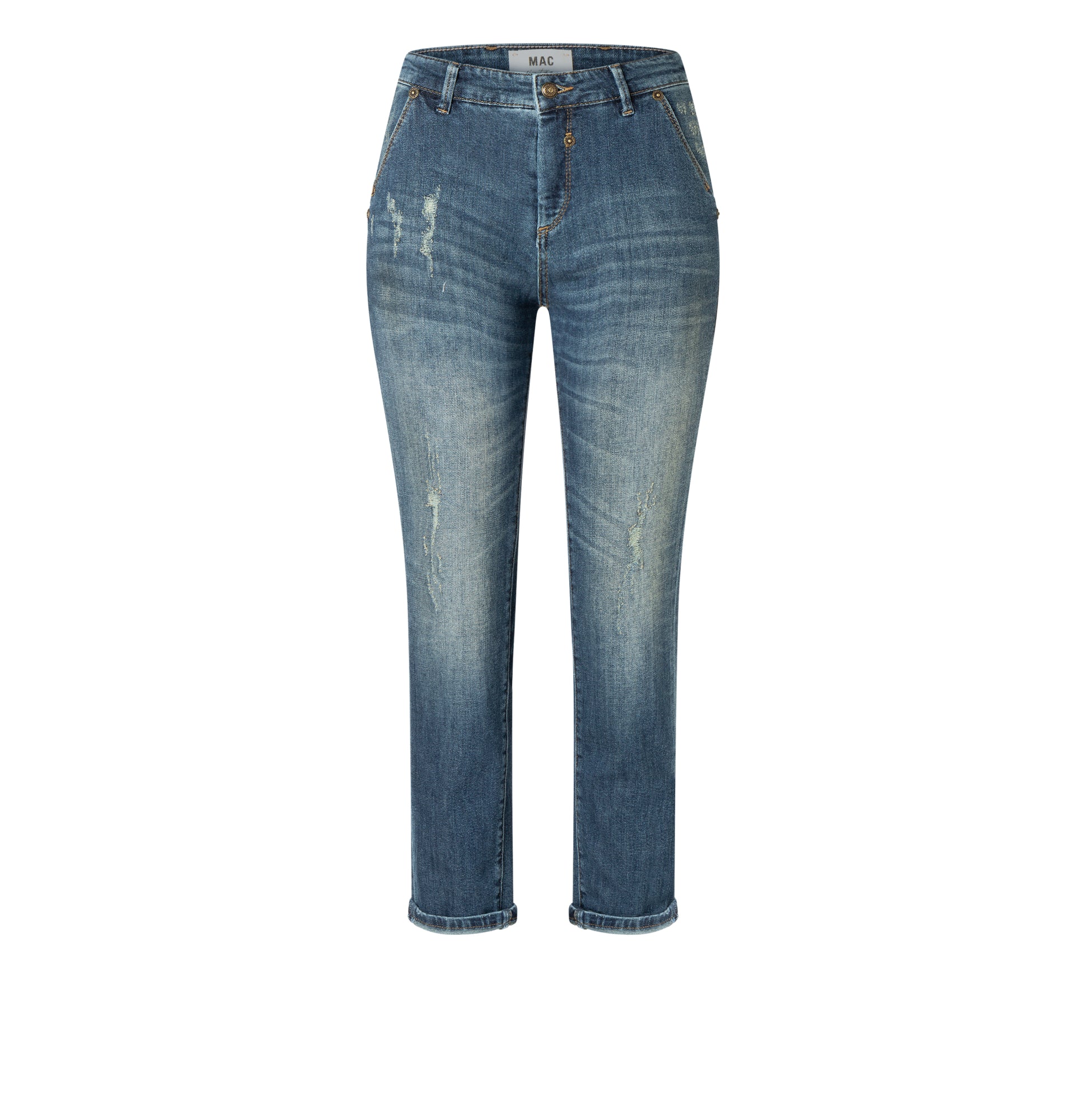 MAC Vintage Skinny, Slim  dunkelblau