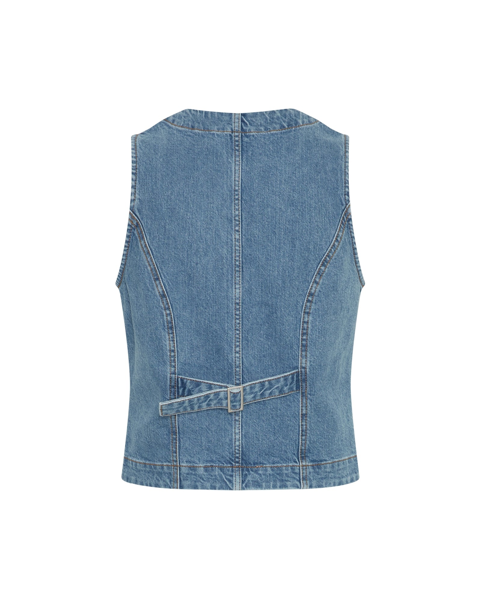 MSCH Copenhagen Jeansjacken  blau